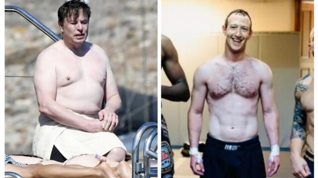 マスク氏とザック氏